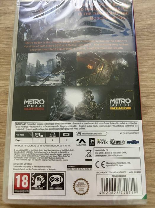 Metro Redux - Nintendo Switch