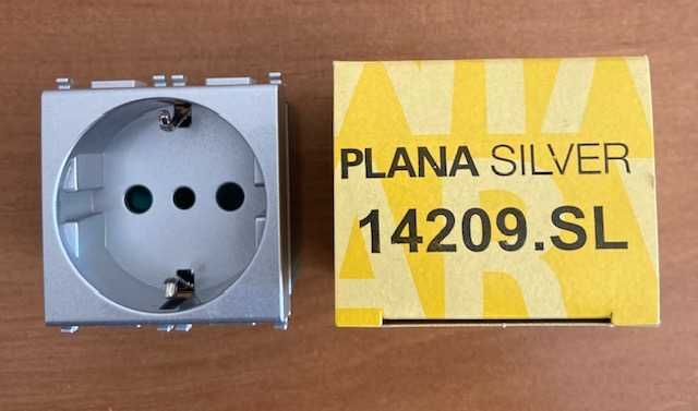 Vimar Plana 14209.SL розетка силова