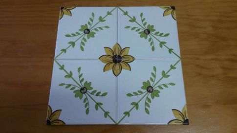 Azulejos pintados à mão, últimas peças