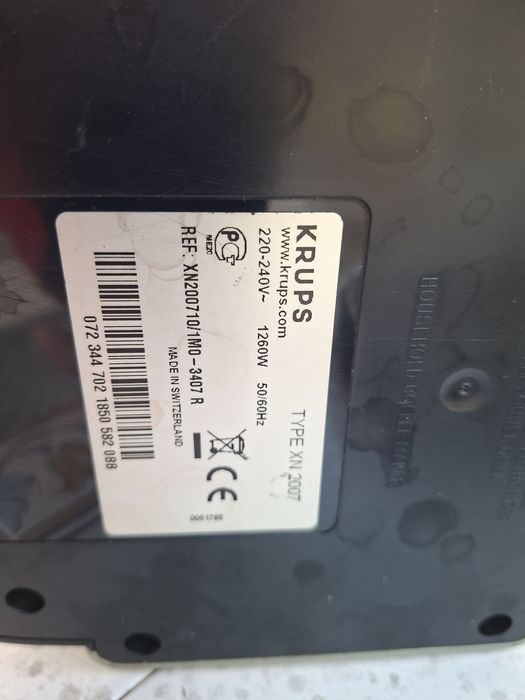 Nespresso Krups XN2007 em peças