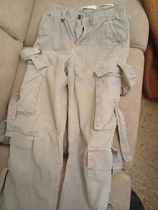 Spodnie kargo, Bershka, 36