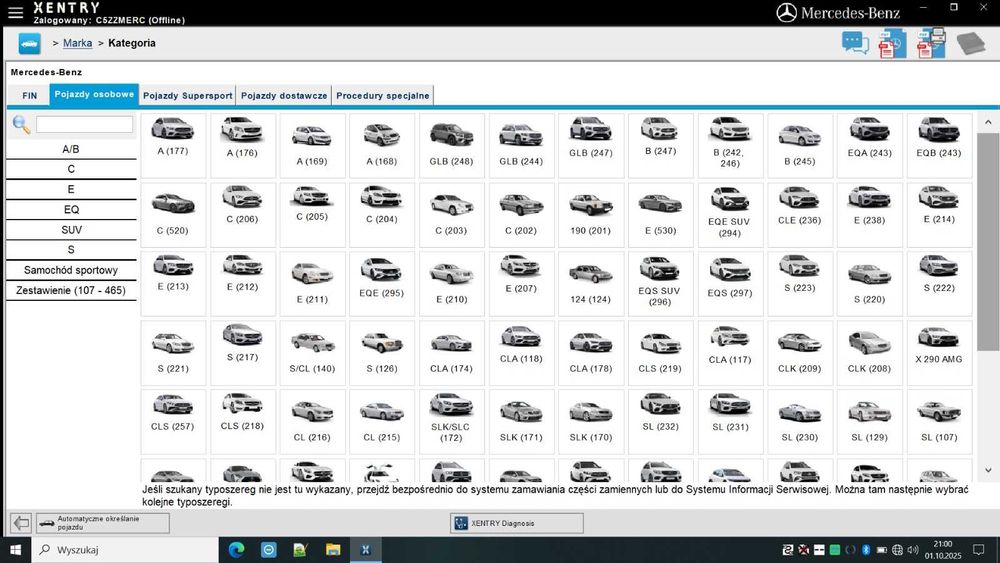 ZESTAW DIAGNOSTYCZNY MB Star Xentry DAS C4 Mercedes Benz Serwisowy