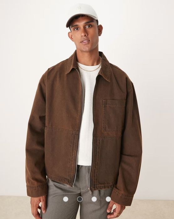 Новая куртка Bershka р. S-M, джинсовая, бомбер, курточка