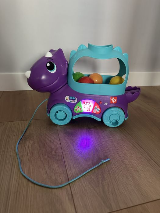 Fisher Price Dinuś podskakujace piłeczki