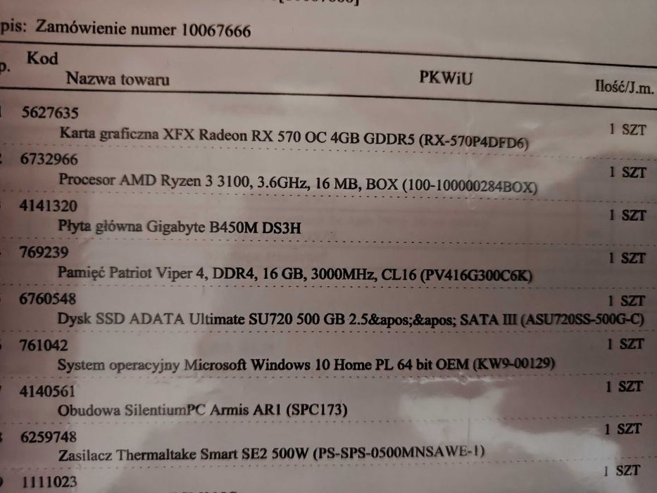 Sprzedam komputer stacjonarny używany