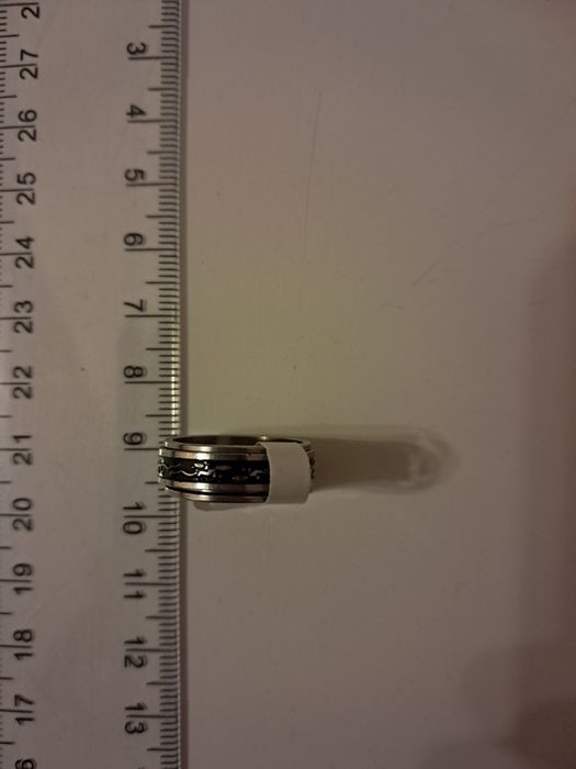 Pierścionek obrączka stal nierdzewna rozm. 18