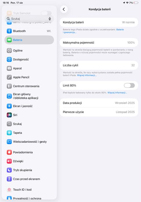 Apple iPad A16 128GB WiFi + Logitech Combo Touch + Zagg Stylus Pro 2 + Mysz