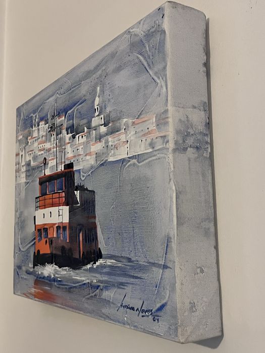 2 Telas do pintor António Neves 27X35