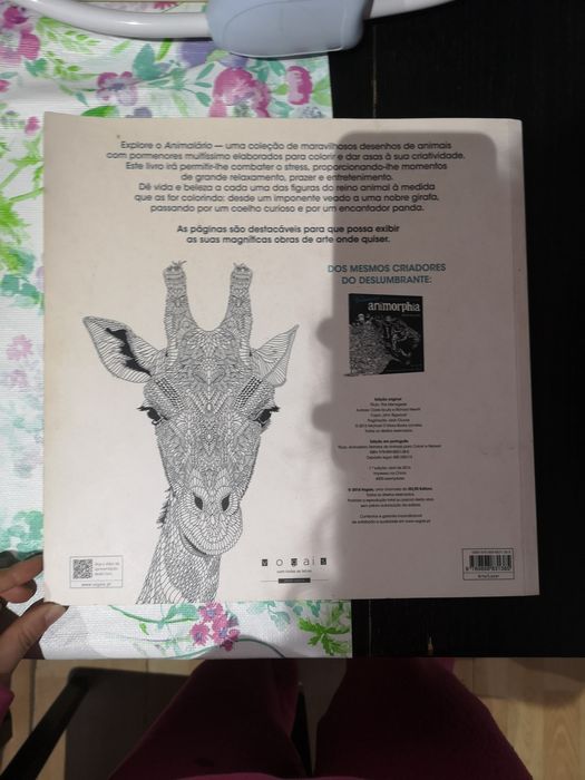 Animalário livro para colorir