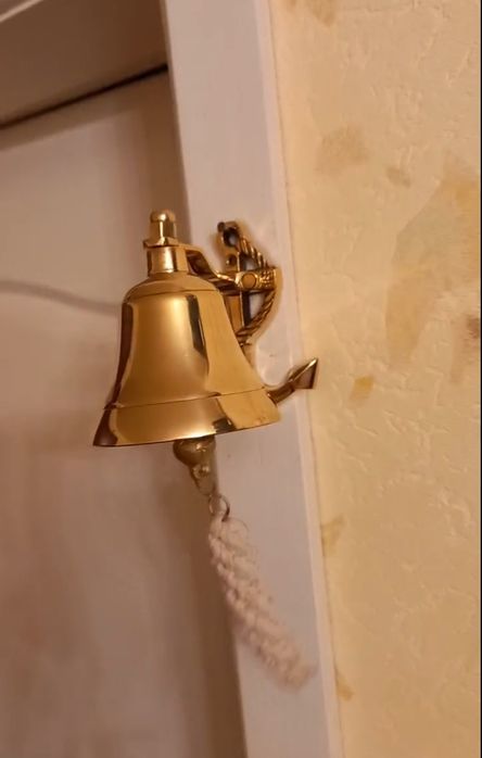 Колокол морской  рында колокольчик ринда бронза