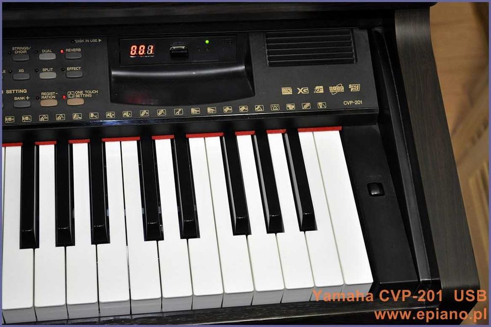 Pianino cyfrowe Yamaha clavinova CVP-201 epiano.pl