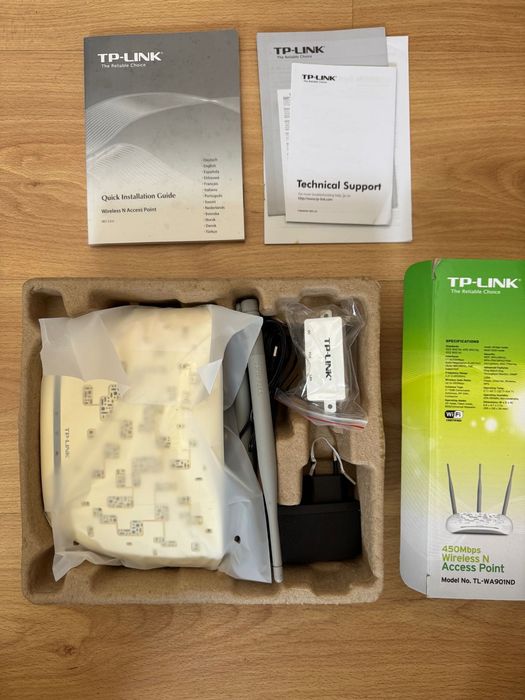Access Point Wi-Fi TP-Link 450Mbps (TL-WA901ND) – Com PoE Passivo