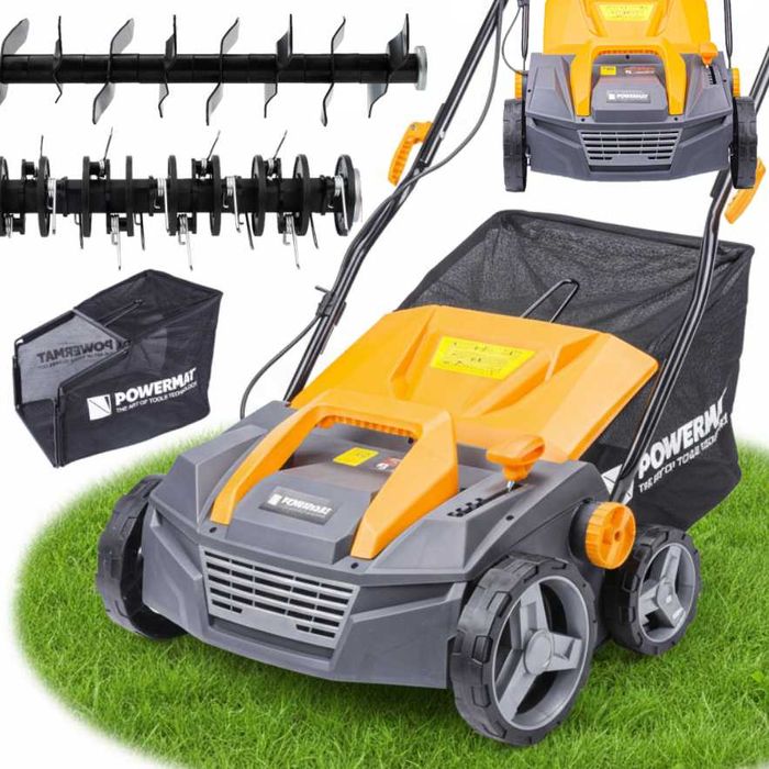 Aerator wertykulator elektryczny kultywator trawy trawnika 3w1 2550W