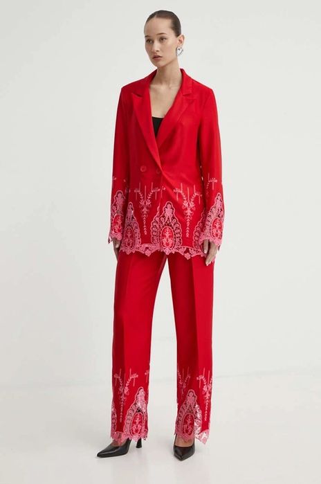 Marynarka z haftem Never Fully Dressed  38