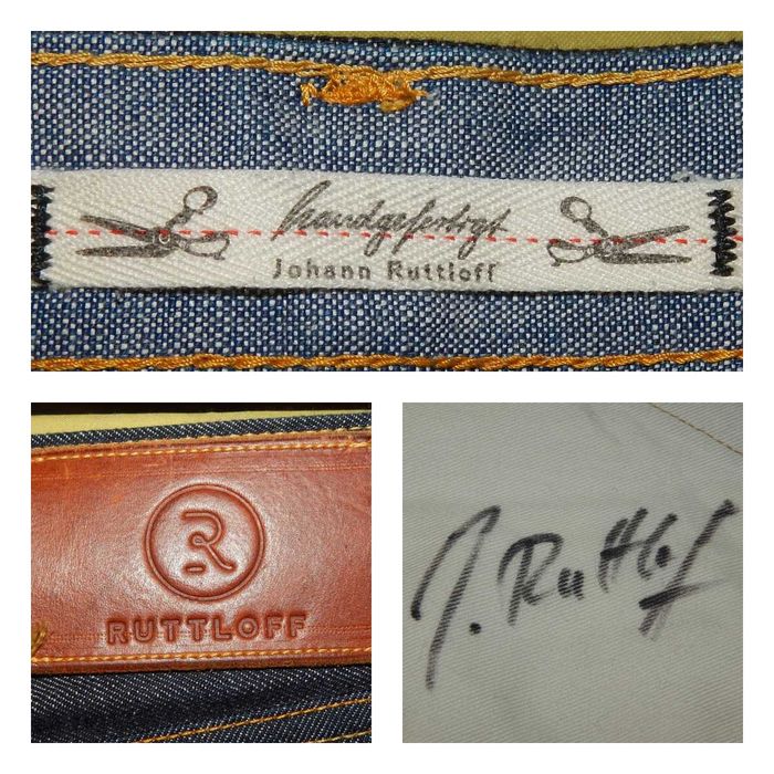 Джинсы ручной работы RUTTLOFF Selvedge Denim Slim Fit. Made in Germany