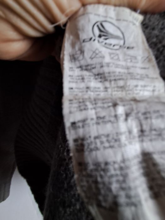 Sweter męski w warkocze z szalowym kołnierzem rozm.S