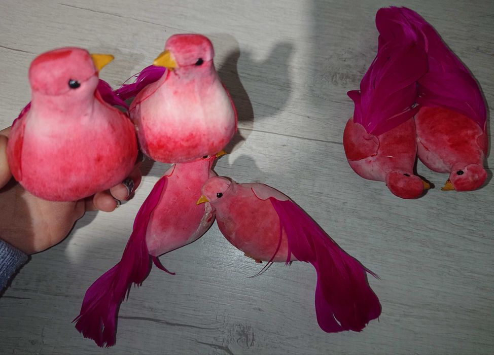 Декор фигурка голуби украшения  елочные игрушка