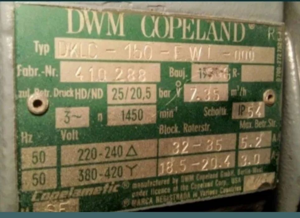 Kapelan. Холодовий агрегат. Капелан.