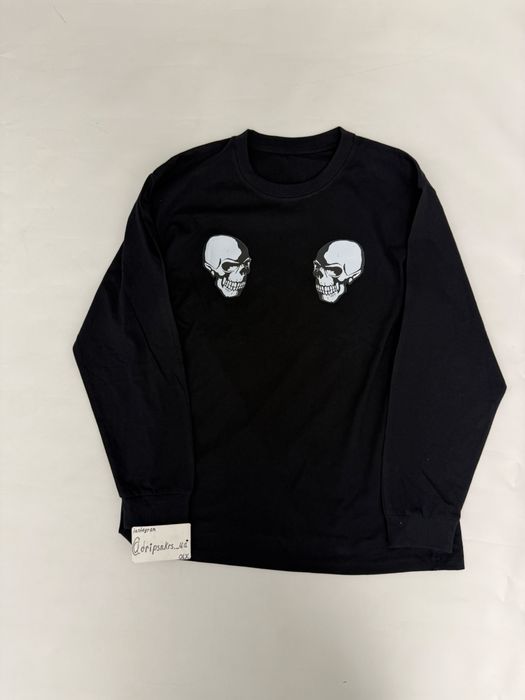лонгслив skull number nine rick owens balenciaga