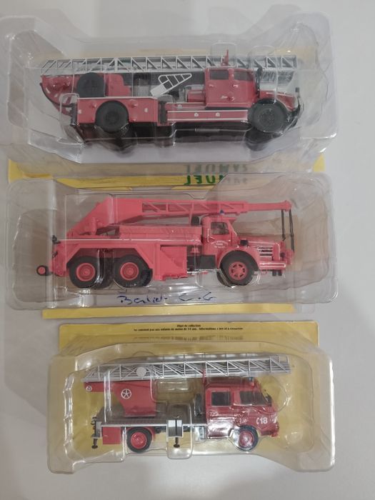 Miniaturas bombeiros, escala 1:43
