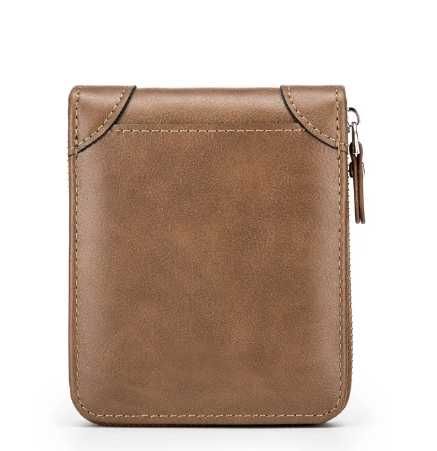 Carteiras masculinas bolsa de moedas, retro, couro