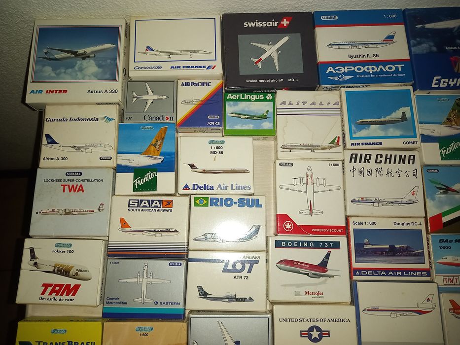 Aviões de companhias comerciais Schabak