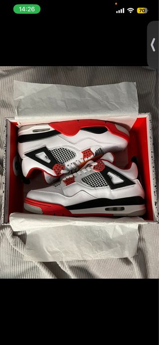 Buty Jordan 4 retro fire red