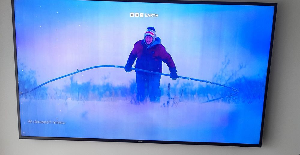 Samsung 75 cali cienie na ekranie