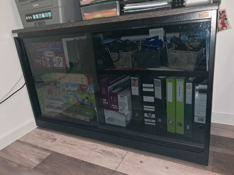 Secretaria,  bloco gavetas e movel de apoio