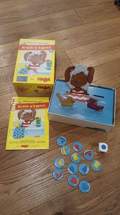 Królik w kąpieli gra Haba