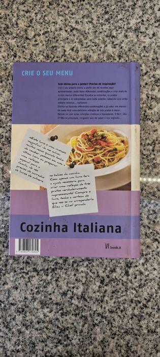 Livro de Receitas "Crie o Seu Menu Coz. Italiana"