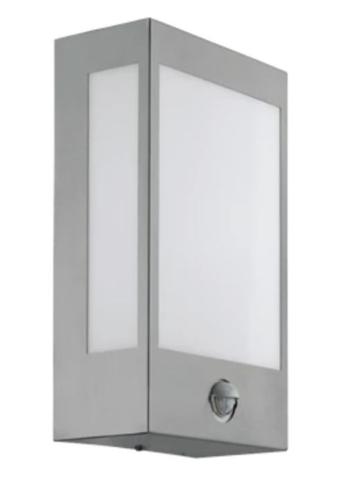 Eglo - Вуличний світлодіодний настінний світильник з датчиком руху LED