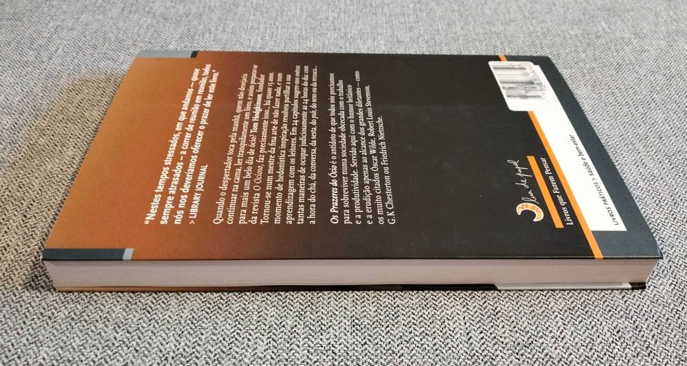 Livro "os prazeres do Ócio" Tom Hodgkinson