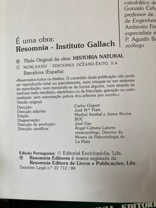 História Natural - Volumes 1 a 6