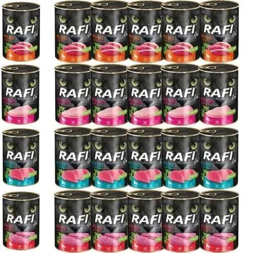 Puszka Rafi kot 24x400g mix smaków