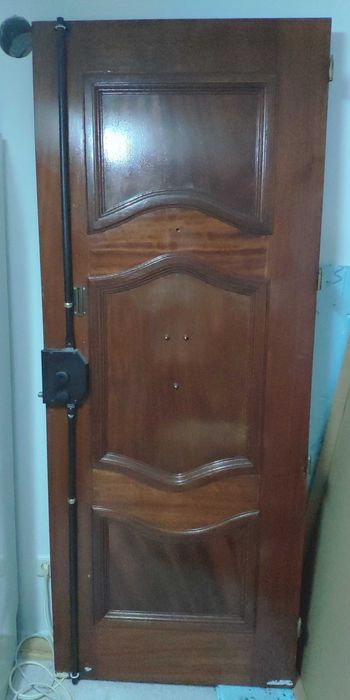 Porta em madeira maciça c/s fechadura64740114153602121