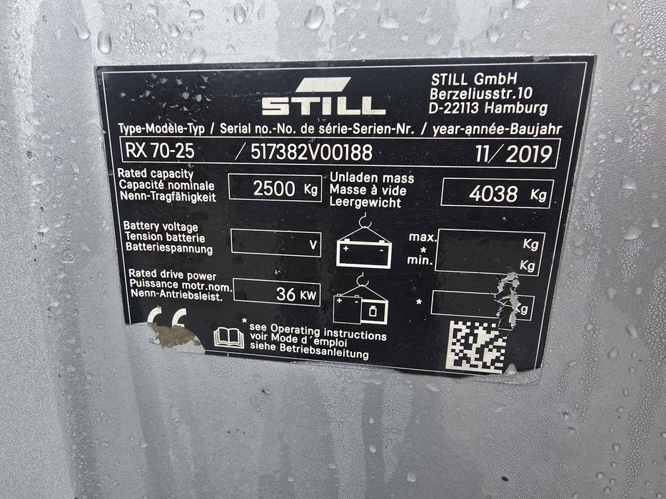 Still Rx 70 -2.5T Diesel stan idealny