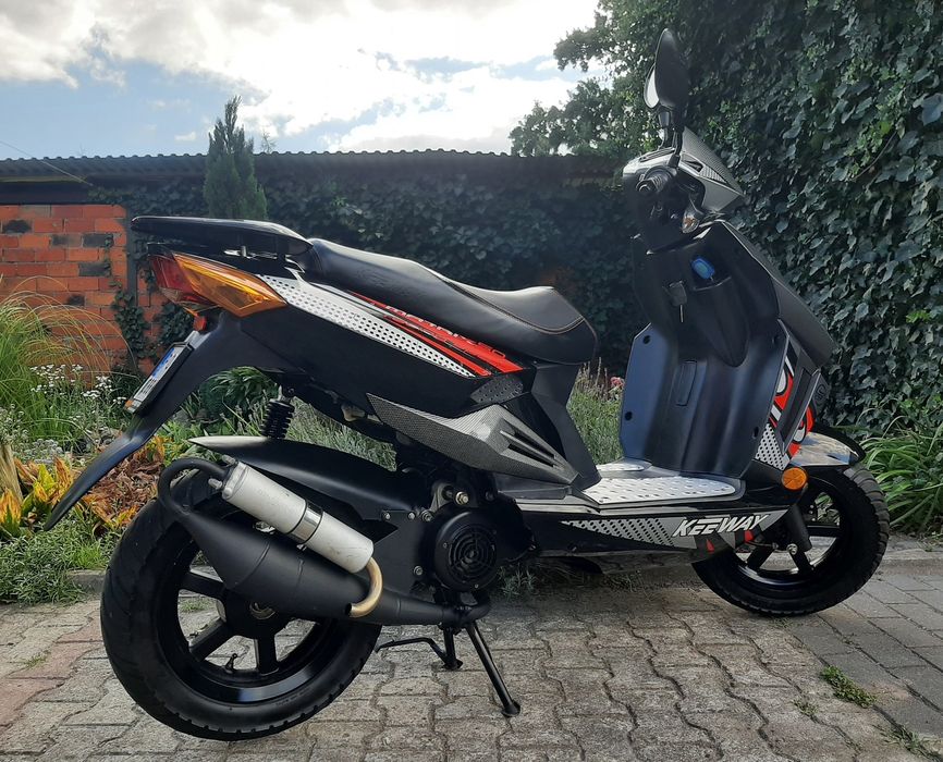 Zadbany skuter Keeway Matrix 50ccm 2t 2012r 11988km 2wł nowy cylinder TNT