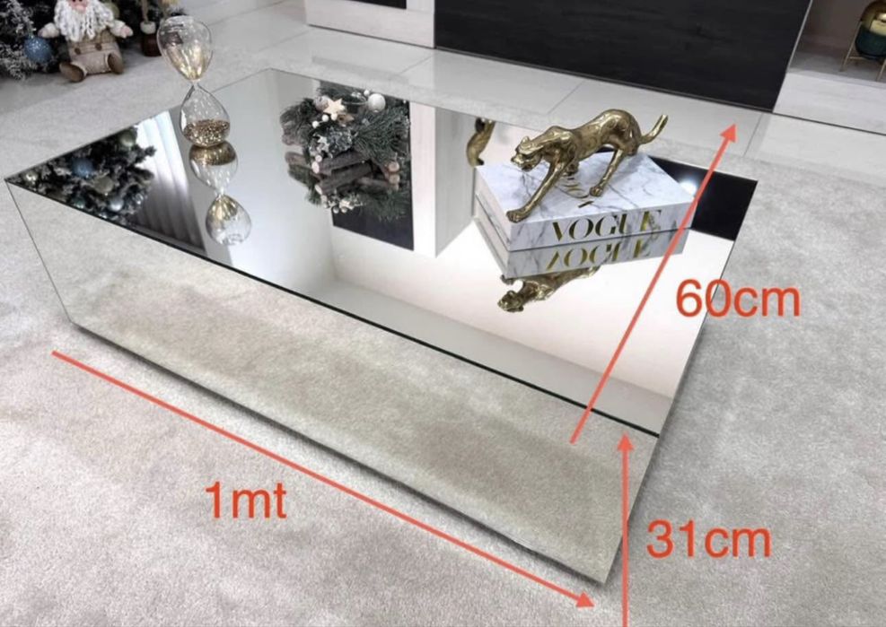 Mesa de centro em espelho - como nova