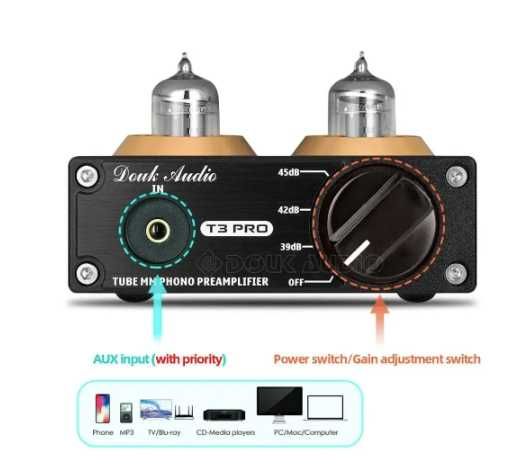Ламповый фонокорректор TUBE T3 для винилового проигрывателя: 1 899 грн ...