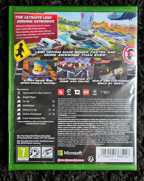 Xbox Series X LEGO 2K Drive, Portuguese Version, IGAC Seal64171760456707121