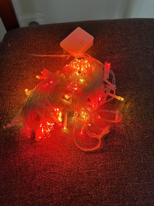 Luzes / piscas de natal brancas ou de múltiplas cores