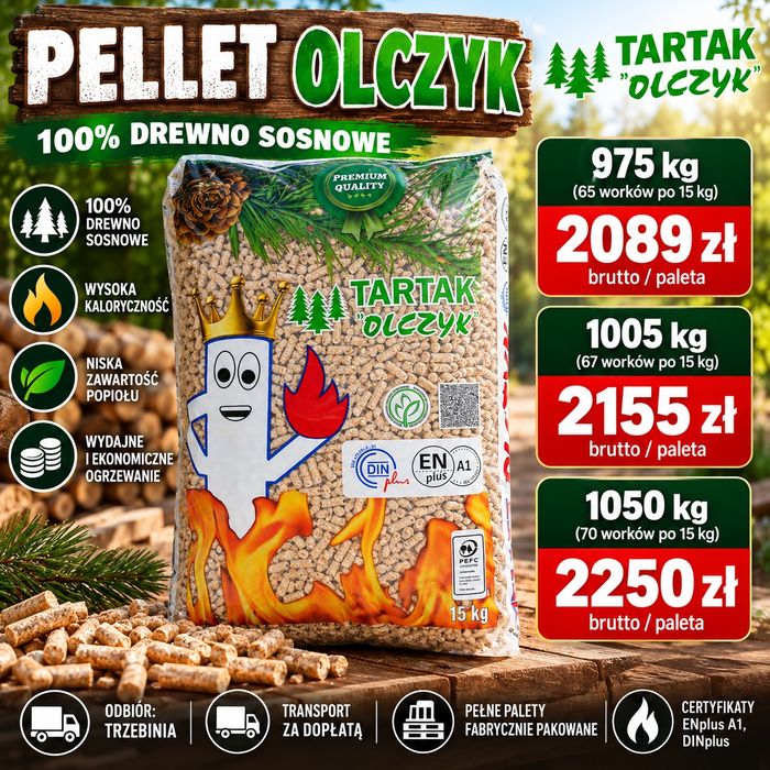 Pellet pelet Olczyk Mysłowice 32.14zlworek dostawa gratis
