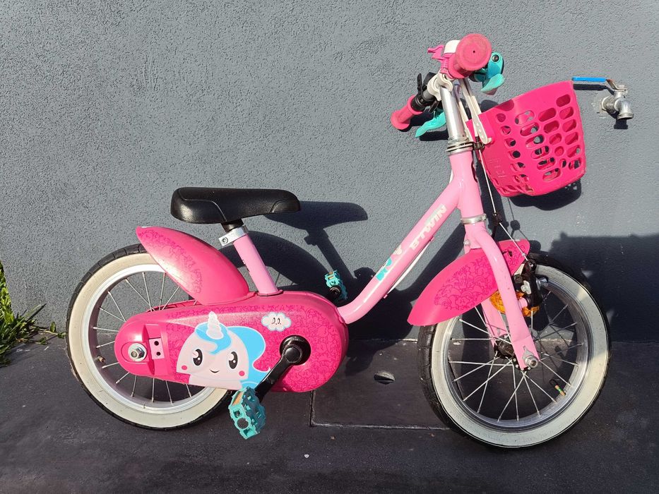 Bicicleta criança rosa