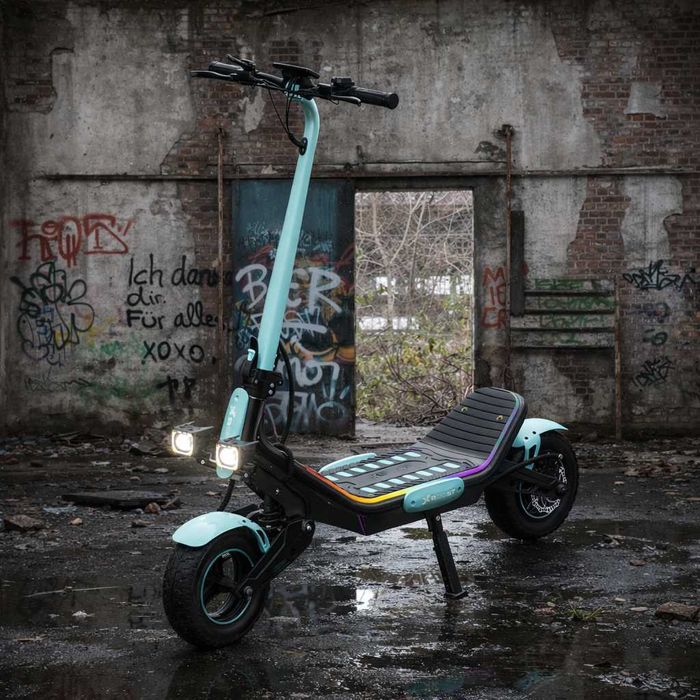 Электросамокат Серый XBUST O7 REV1 DUAL (3000 Вт), Електросамокат XB