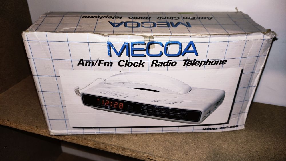 Radio telefon zegar 3w1