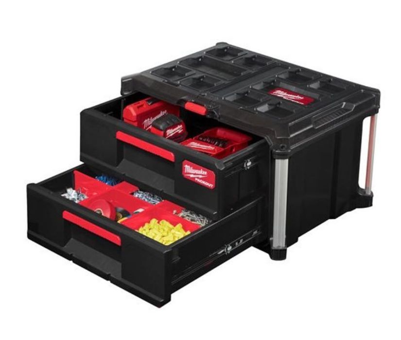 Ящик PACKOUT MILWAUKEE з 2/3/4-ма висувними відсіками