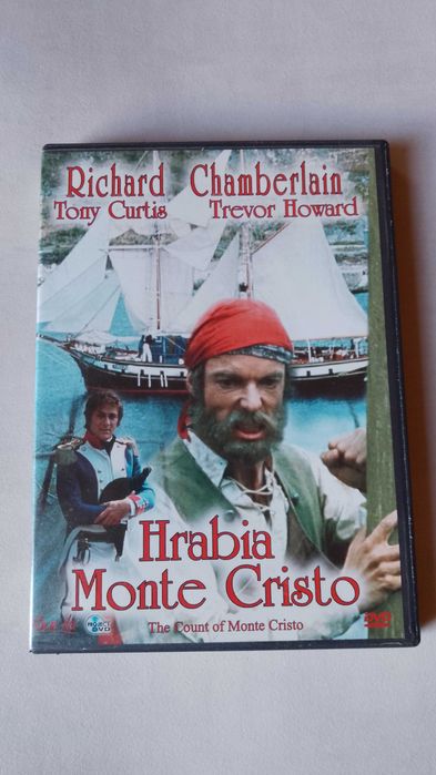 "Hrabia Monte Cristo" Richard Chamberlain, film dvd