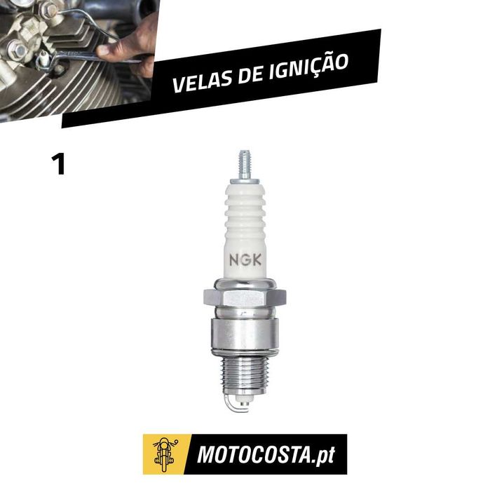 Velas de Ignição NGK - Vários Modelos Disponíveis Séries A B BK BP BR C CR D G I J L P R e mais