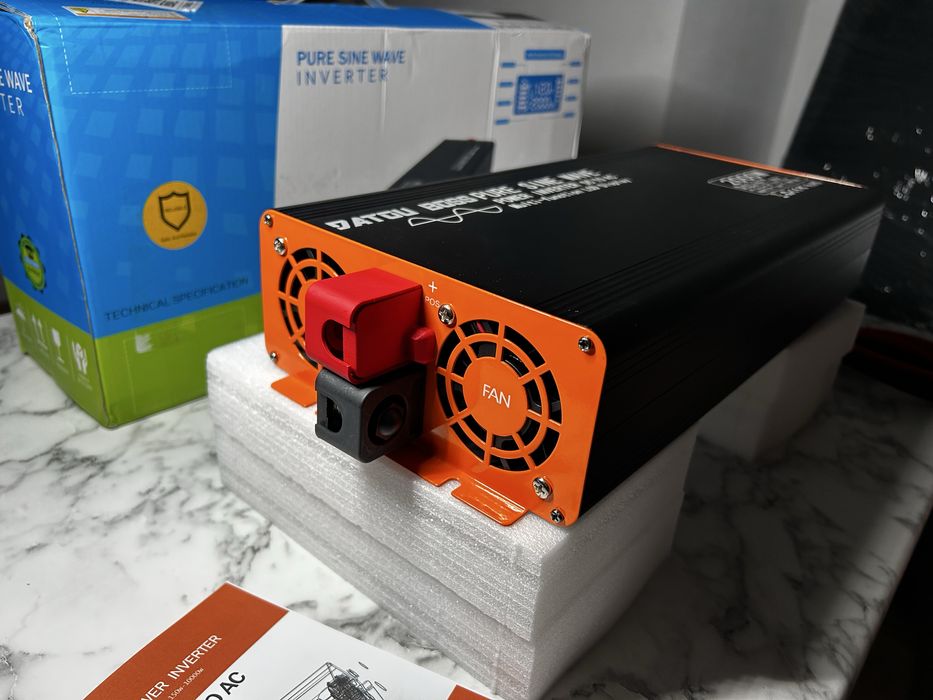 DATOUBOSS Инвертор с чистой синусоидой 2000 Вт DC 12 В 220В